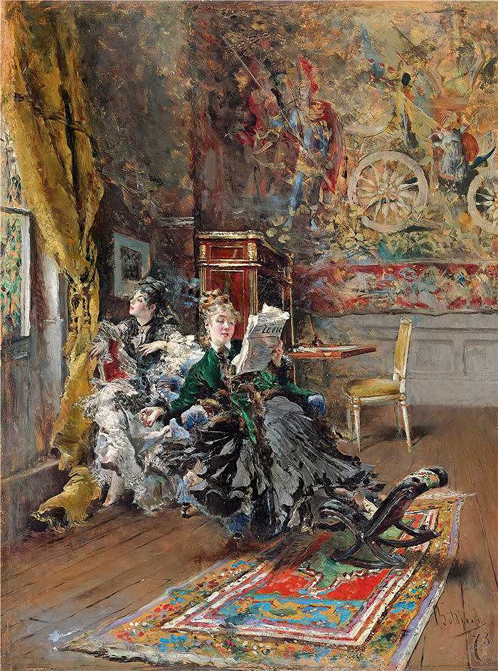 乔瓦尼·博尔迪尼 [Giovanni Boldini，意大利画家]--巴黎人 [1873]