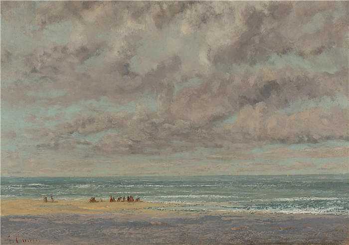 古斯塔夫·库尔贝 Gustave Courbet，法国画家）-《海洋, Equilleurs》