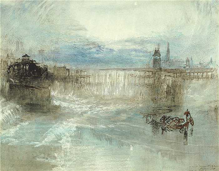 约瑟夫·马洛德·威廉·特纳 Joseph Mallord William Turner，英国画家）高清-《卢塞恩景观 1840-41）》