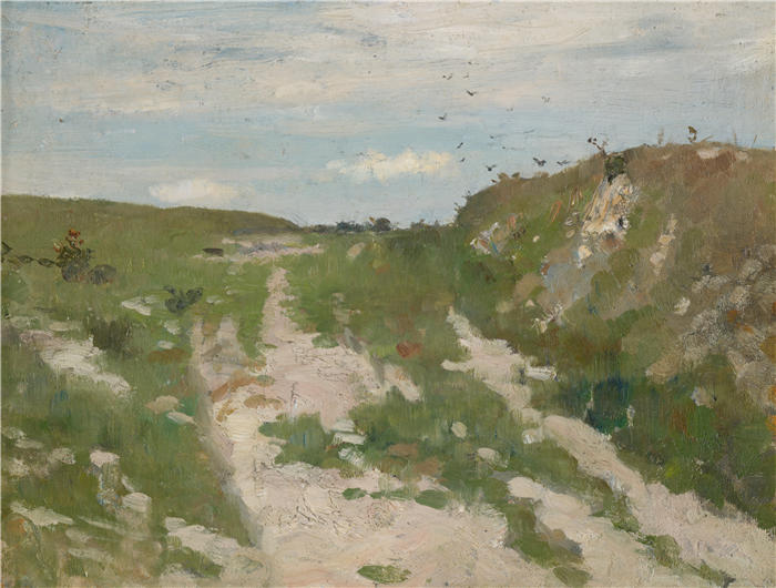斯文·理查德·伯格 Sven Richard Bergh，瑞典画家）高清作品-《康卡诺布列塔尼 [1882]》
