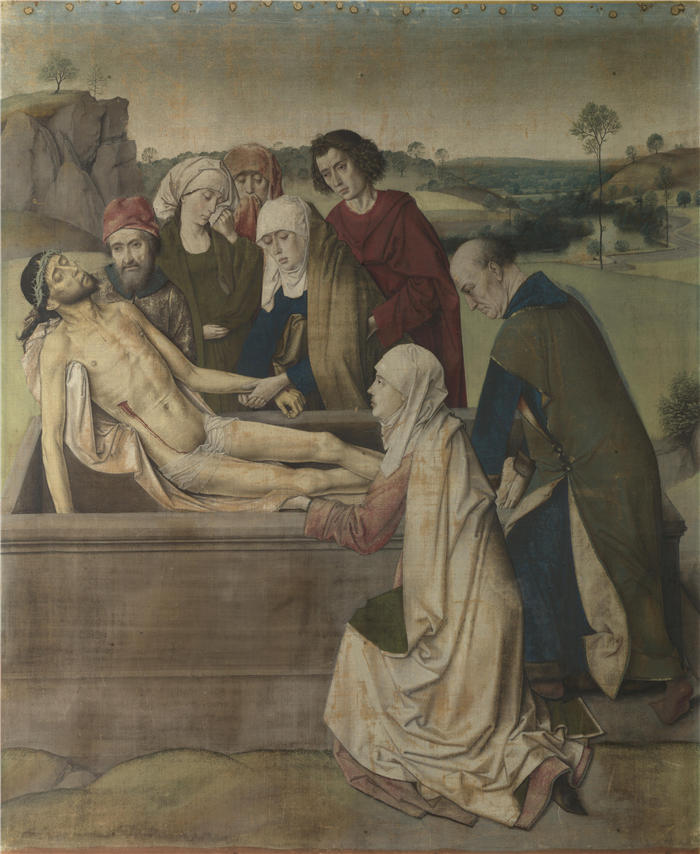 德克·布茨 Dirk Bouts，1415-1475，荷兰画家）作品-埋葬