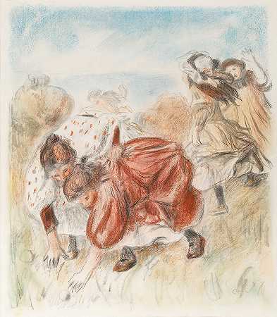 皮埃尔·奥古斯特·雷诺阿-现代` by Pierre Auguste Renoir