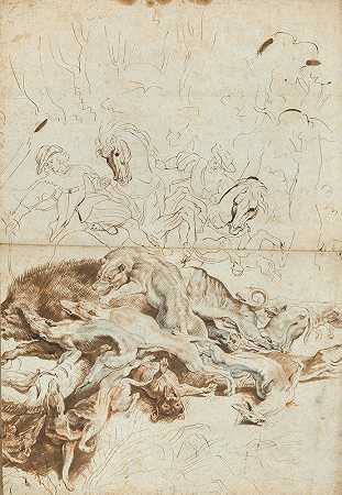 彼得·保罗·鲁本斯周界/圆圈` by Peter Paul Rubens Umkreis/Cicle