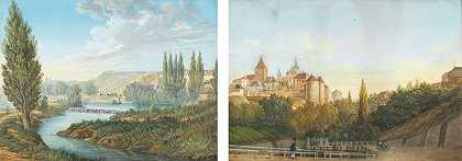 1830°左右的艺术家，1900年以前的绘画和版画、水彩、微型画` by Künstler um 1830