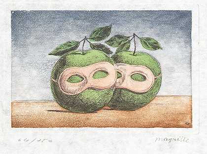 雷内·马格里特（Rene Magritte），《印刷品与编辑》` by Rene Magritte