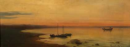 埃尔科尔·卡尔维19世纪的油画和水彩画` by Ercole Calvi