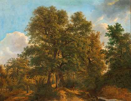 约瑟夫·费德归因于19世纪的油画和水彩画` by Josef Feid zugeschrieben/attributed