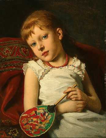 19世纪的油画和水彩` by Anton Ebert