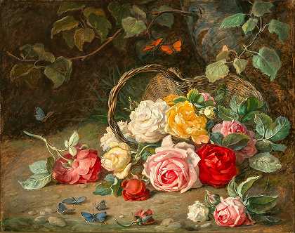 约瑟夫·纽格鲍尔，19世纪的油画和水彩画` by Josef Neugebauer