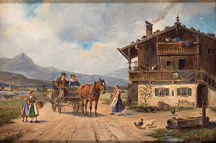 19世纪的油画和水彩` by Ludwig Müller-Cornelius