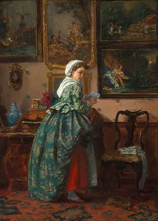 19世纪的油画和水彩` by Alexander Friedrich Werner