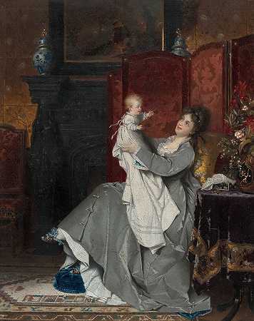 19世纪的油画和水彩画` by Conrad Kiesel
