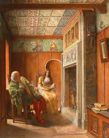 19世纪的油画和水彩` by Carl Probst