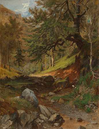 爱德华·泽切，19世纪的油画和水彩画` by Eduard Zetsche