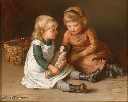 19世纪的油画和水彩` by Hedwig Friedländer
