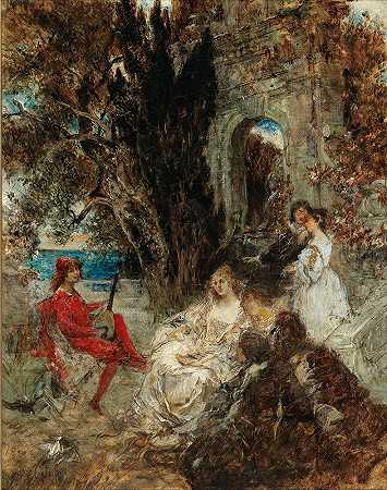 爱德华·维思，19世纪的油画和水彩画` by Eduard Veith