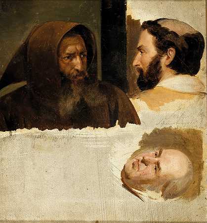 1850°左右的艺术家19世纪的油画和水彩` by Künstler um 1850