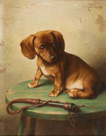 卡尔·莱切特，19世纪的油画和水彩` by Carl Reichert