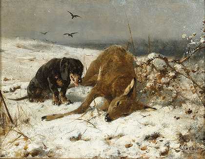 奥托·格布勒，19世纪的油画和水彩` by Otto Gebler