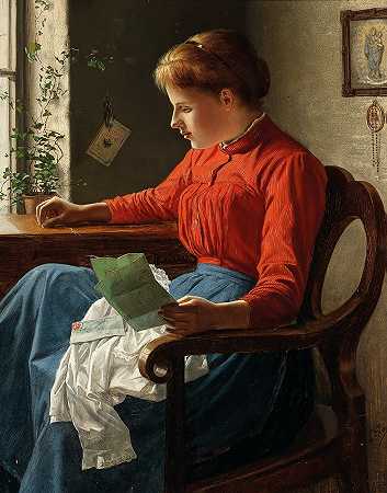 路德维希光泽，19世纪油画和水彩画` by Ludwig Gloss