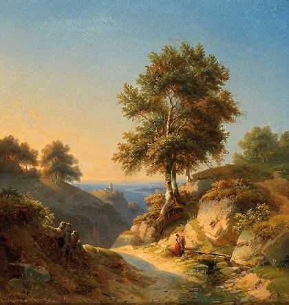 19世纪的油画和水彩` by Heinrich Dallwig
