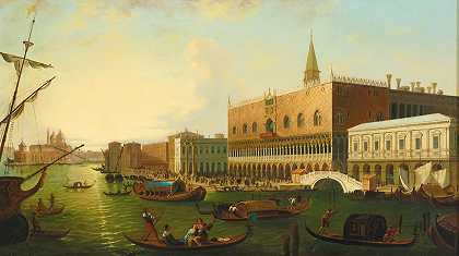 19世纪威尼斯学派o 19世纪油画和水彩画` by Venezianische Schule des 19. Jahrhunderts