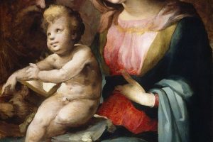 Domenico Beccafumi的《天使的神圣家庭》