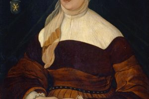 《慕尼黑议员约瑟夫·肖温格·冯·怀尔的妻子安娜·洪格尔肖像》，作者：汉斯·米利奇