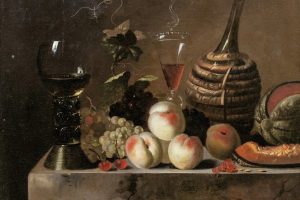 雅各布·波哥大的《水果静物》、《篮子里的酒瓶》和《大型旋转木马》
