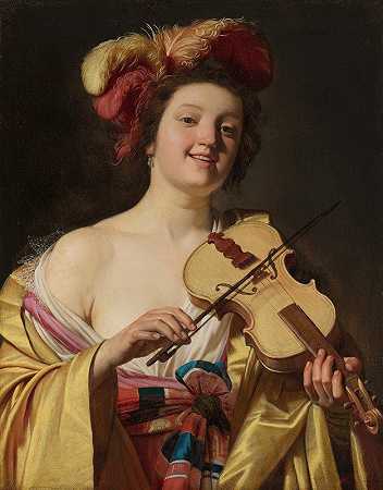 杰拉德·范·洪索斯特的《小提琴手》