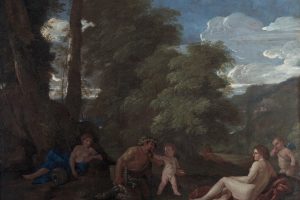 尼古拉斯·普桑（Nicolas Poussin）的《睡莲与萨提尔》（Amor Vincit Omnia）