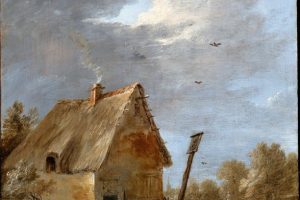 《小屋附近的一条路》作者：David Teniers The Younger