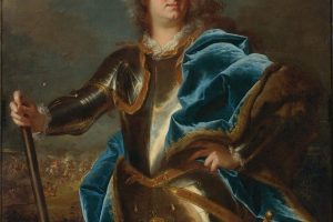 《一个人的肖像，传统上称为克劳德·路易·赫克托，维拉尔公爵（1653-1734）》，作者：海辛·里高