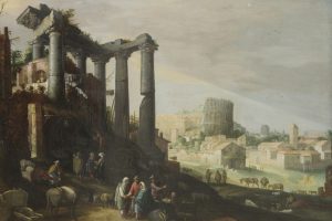年轻的威廉·范·尼乌兰特（Willem van Nieulandt）的《罗马坎波·瓦西科风景》