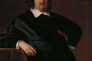 “亚伯拉罕·德·维舍尔（1605-67）。阿姆斯特丹商人兼荷兰西印度董事，作者：亚伯拉罕·兰贝茨。范登·坦普尔