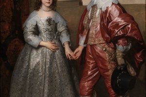 “奥兰治王子威廉二世和他的新娘玛丽·斯图尔特”安东尼·范·戴克