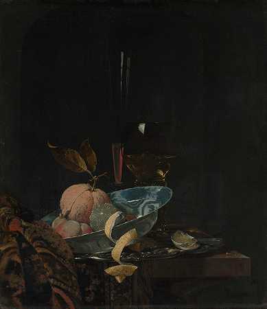 Willem Kalf的《水果、玻璃器皿和万里碗的静物》