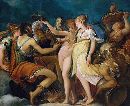 安德烈亚·斯齐亚沃内的《丘比特与普赛克的婚姻》