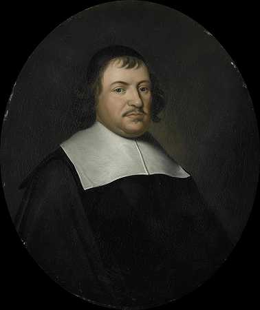 “荷兰东印度鹿特丹商会理事Cornelis van den Bergh的肖像，由Pieter van Der Werff于1659年选出