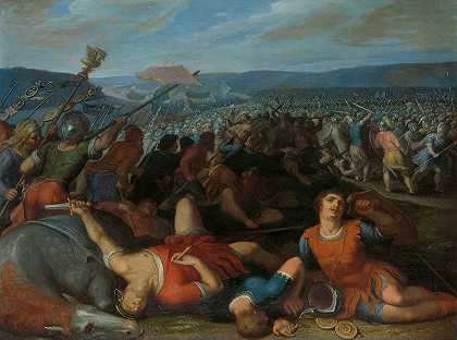 《巴达维人在莱茵河击败罗马人》作者：奥托·范·维恩