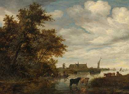 雅各布·萨洛蒙兹（Jacob Salomonsz）的《渔民和牛的河流风景》（The River Landscape With Fishers And Cattles），《阿尔克马尔远处的格罗特·柯克》（The Grote Kerk Of Alkmaar Beyond）