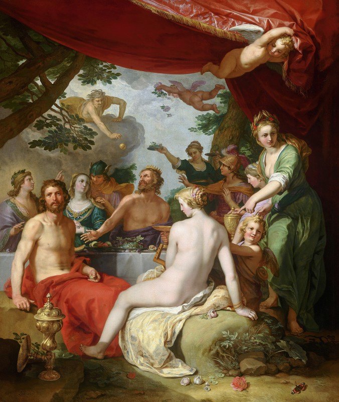 亚伯拉罕·布鲁梅特的《珀利乌斯和忒提斯婚礼上的众神盛宴》