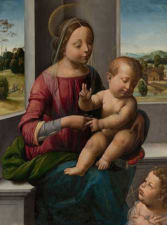 《麦当娜和孩子与年轻的施洗者圣约翰》（Fra Bartolomeo）