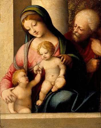科雷吉奥的《圣约翰圣婴神圣家庭》