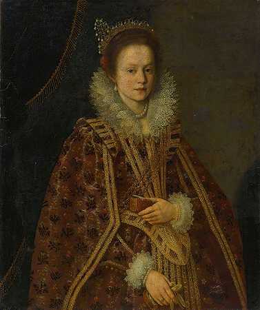 佛罗伦萨学派的《一位年轻女士的肖像》
