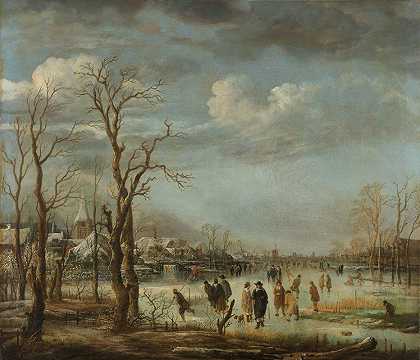 阿尔特·范德内尔的《城市附近的冬季风景》