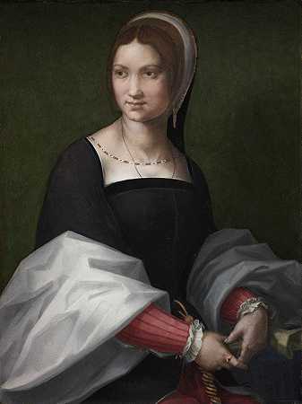 安德里亚·德尔·萨托的《一个女人的肖像》