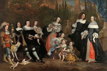 《米歇尔·德·鲁伊特和他的家人》，朱利安·雅各布兹著。
