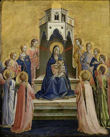 弗拉·安吉利科（Fra Angelico）的《麦当娜与孩子》和《十二天使》