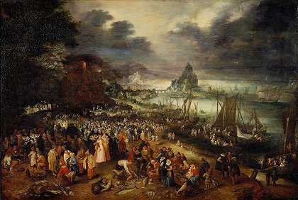 《基督在船上讲道》，作者：长老Jan Brueghel